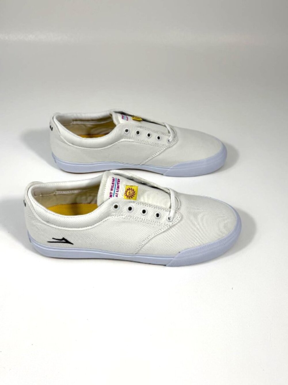 Lakai Wilkins (White Canvas) Men's Shoes 10.5 - Picture 2 of 5